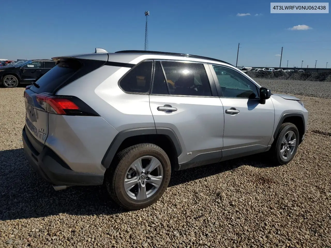 4T3LWRFV0NU062438 2022 Toyota Rav4 Le