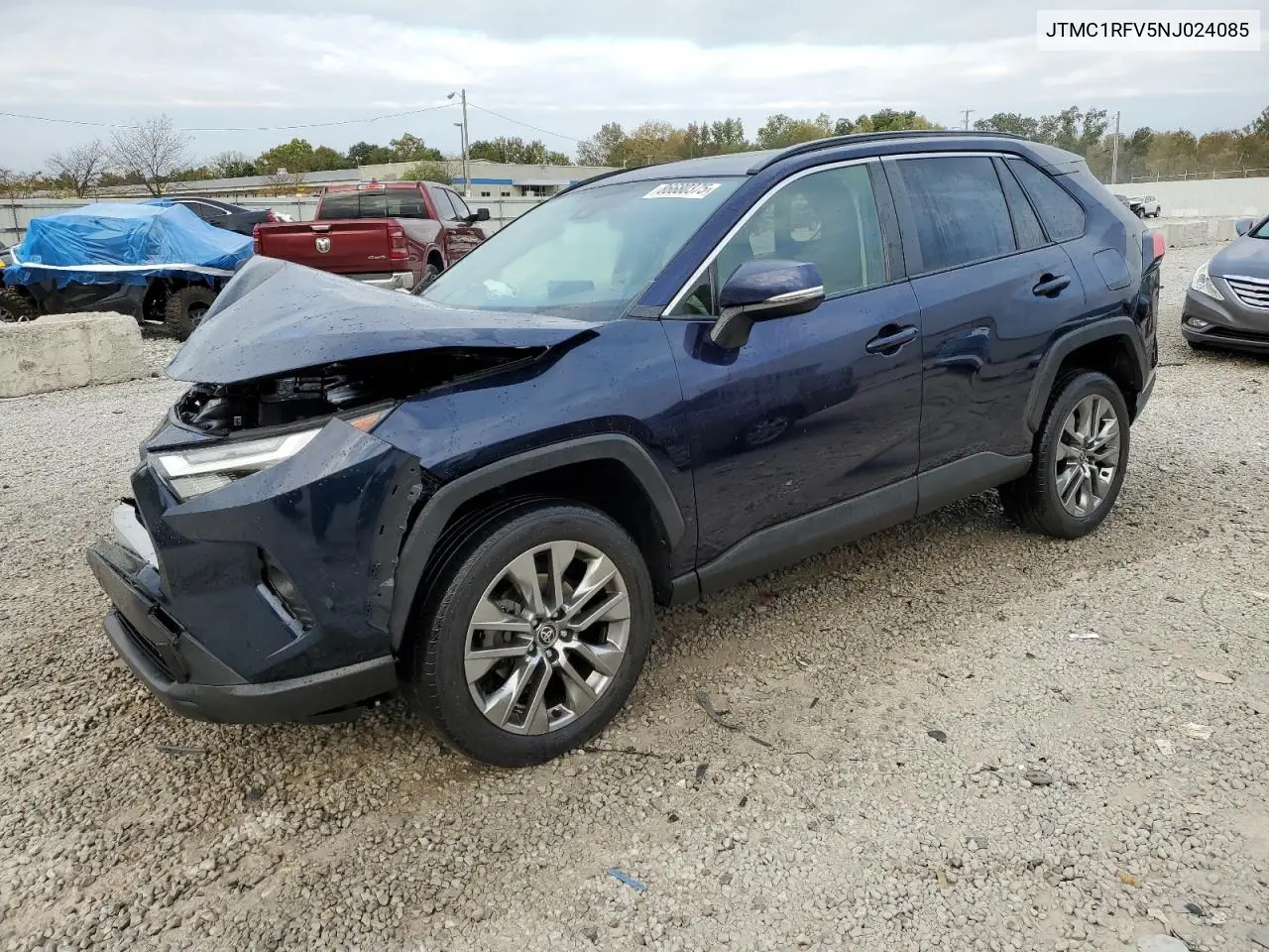 JTMC1RFV5NJ024085 2022 Toyota Rav4 Xle Premium