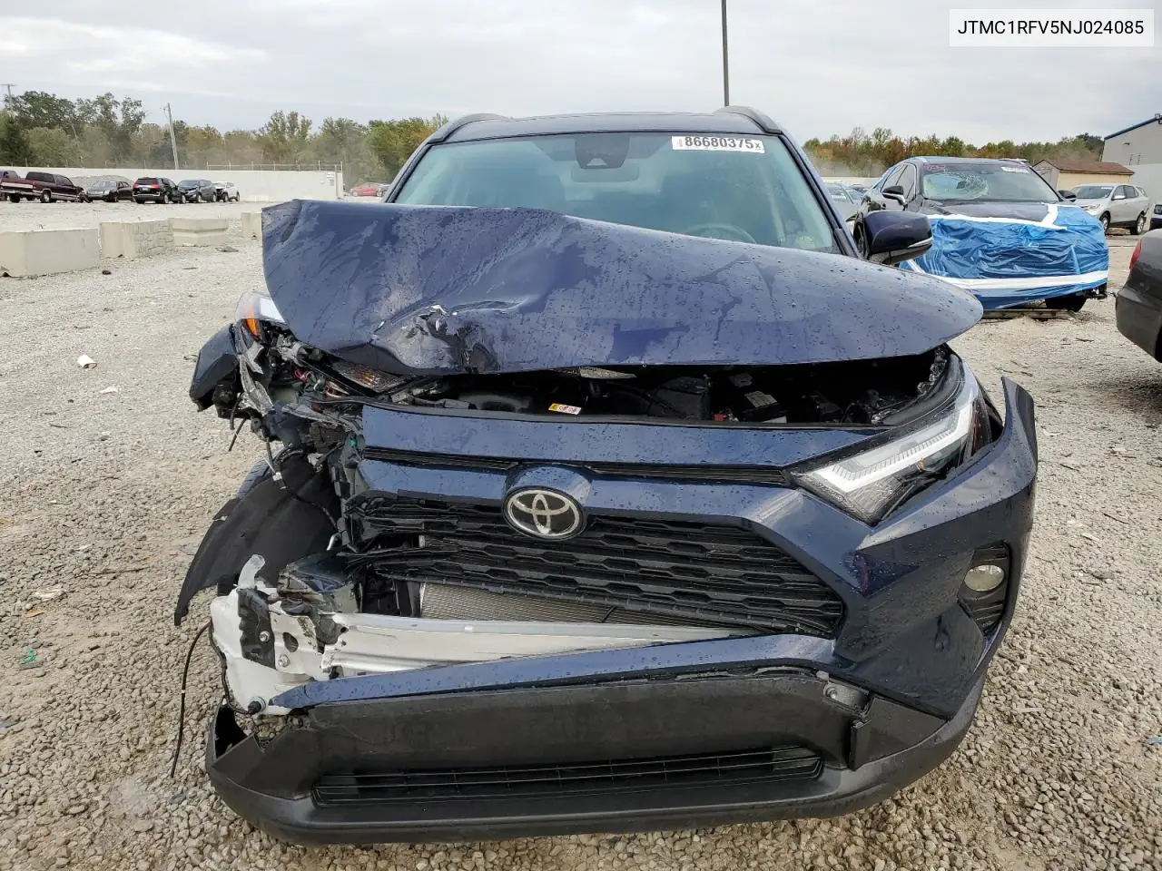 JTMC1RFV5NJ024085 2022 Toyota Rav4 Xle Premium