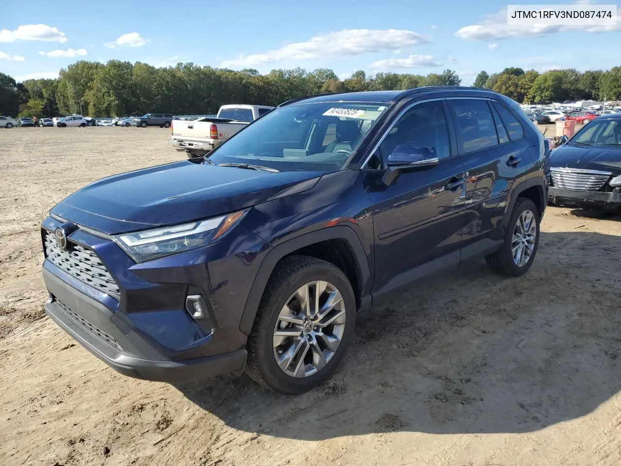 JTMC1RFV3ND087474 2022 Toyota Rav4 Xle Premium