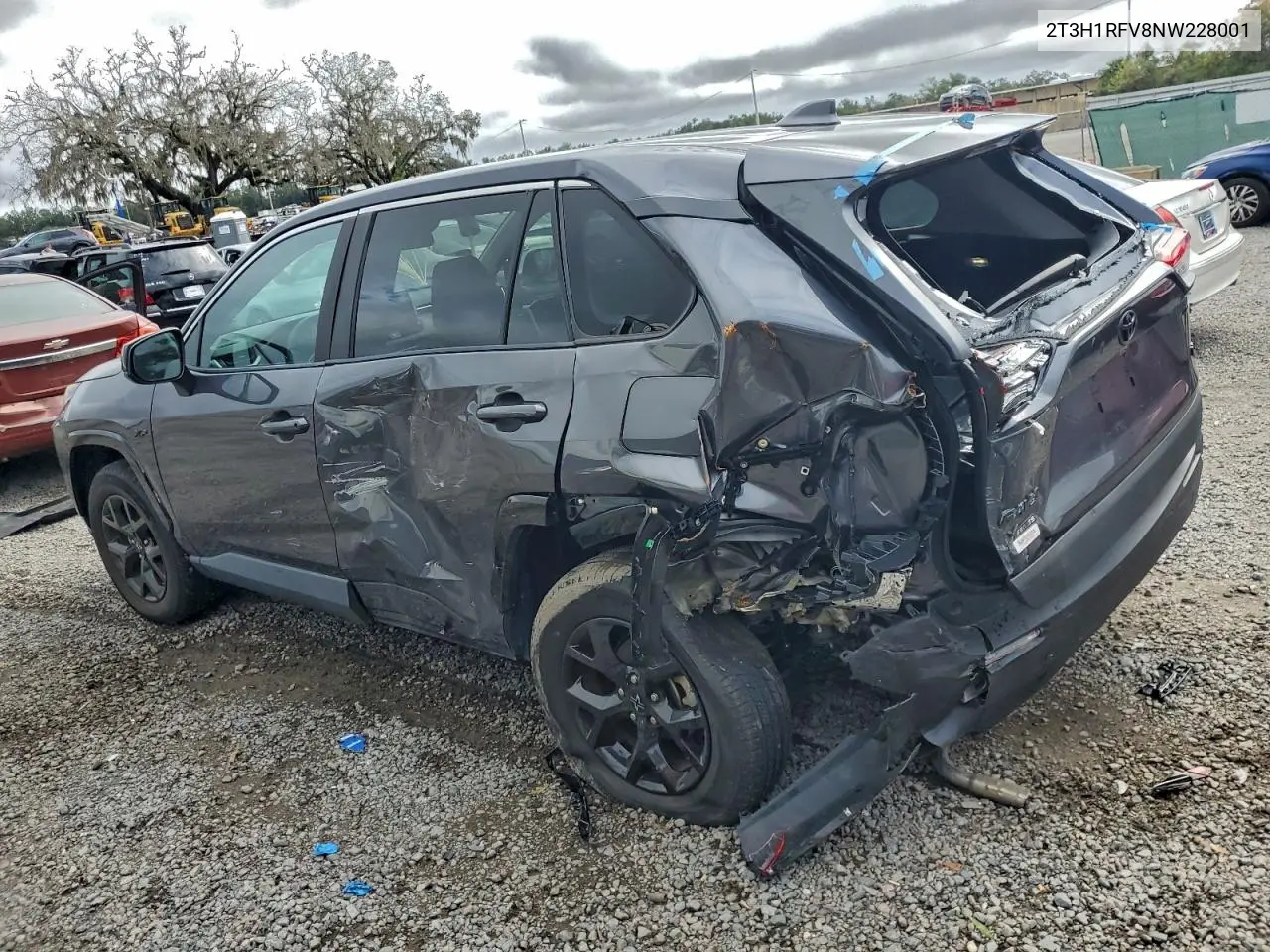 2T3H1RFV8NW228001 2022 Toyota Rav4 Le