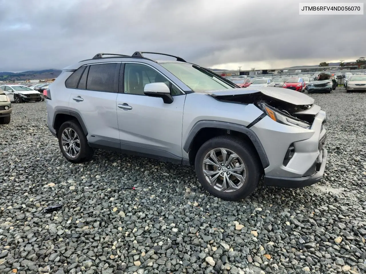 JTMB6RFV4ND056070 2022 Toyota Rav4 Xle Premium