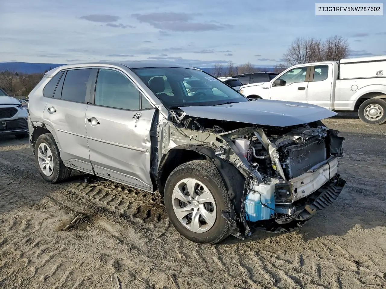 2T3G1RFV5NW287602 2022 Toyota Rav4 Le