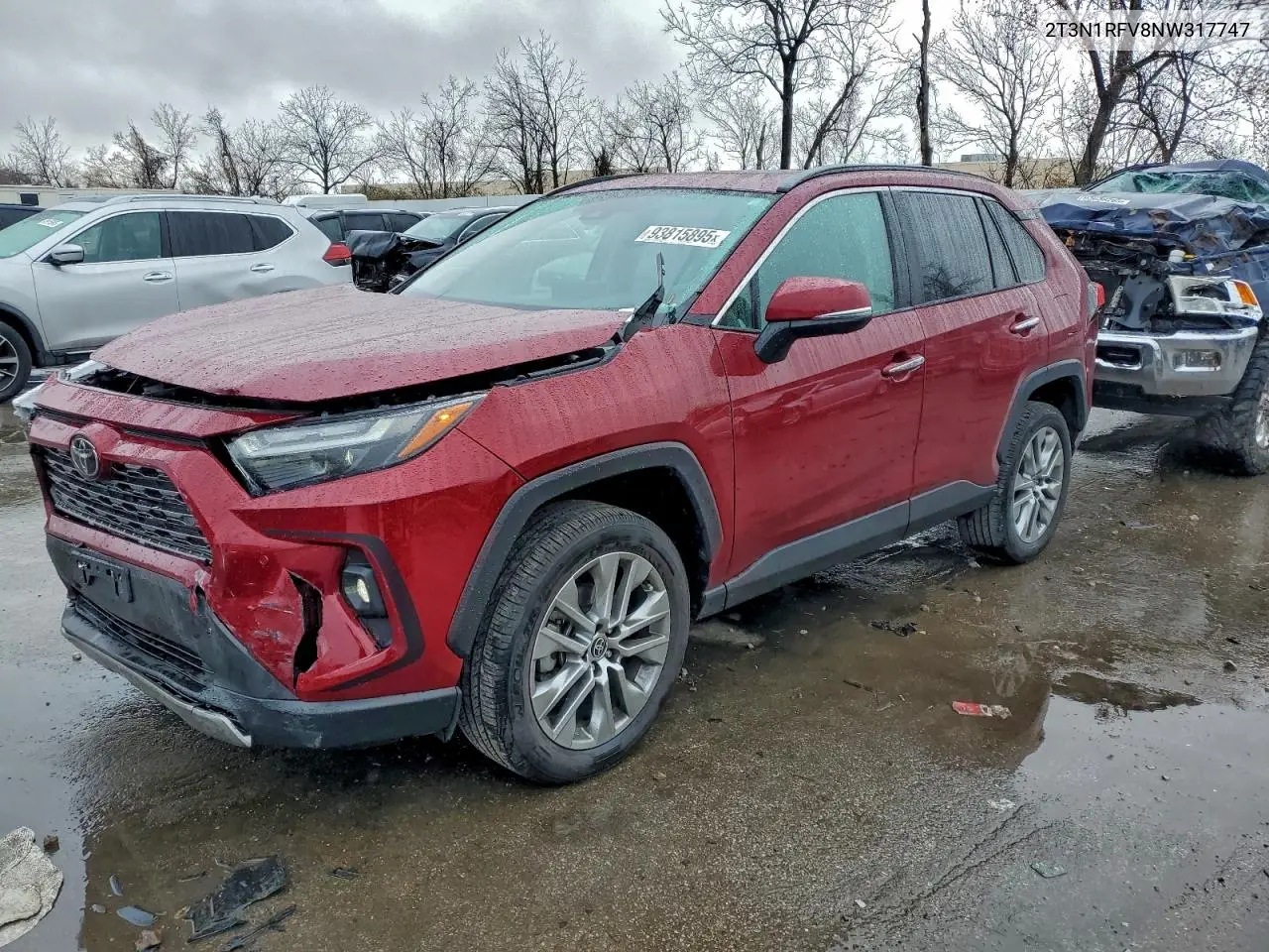 2T3N1RFV8NW317747 2022 Toyota Rav4 Limited