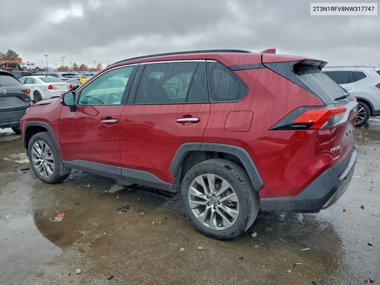 2T3N1RFV8NW317747 2022 Toyota Rav4 Limited