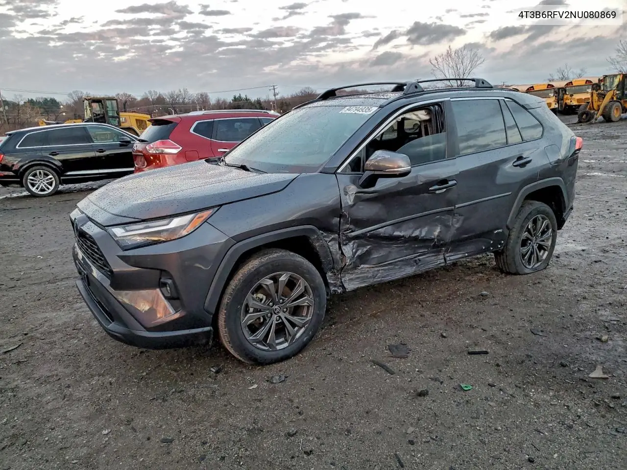 4T3B6RFV2NU080869 2022 Toyota Rav4 Xle Premium