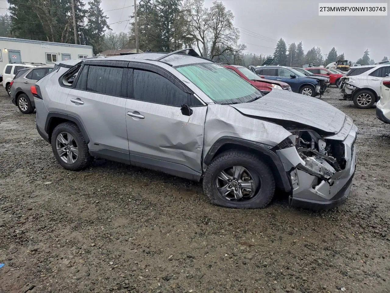 2T3MWRFV0NW130743 2022 Toyota Rav4 Le
