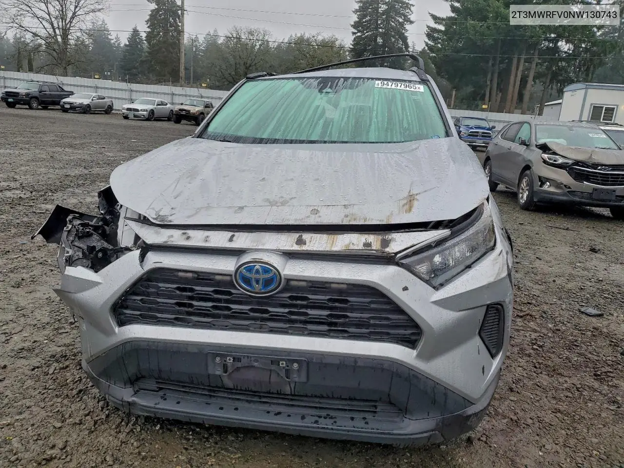 2T3MWRFV0NW130743 2022 Toyota Rav4 Le