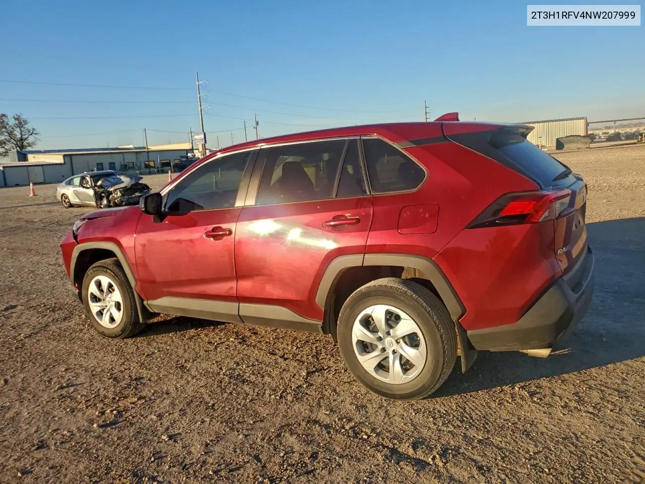 2T3H1RFV4NW207999 2022 Toyota Rav4 Le