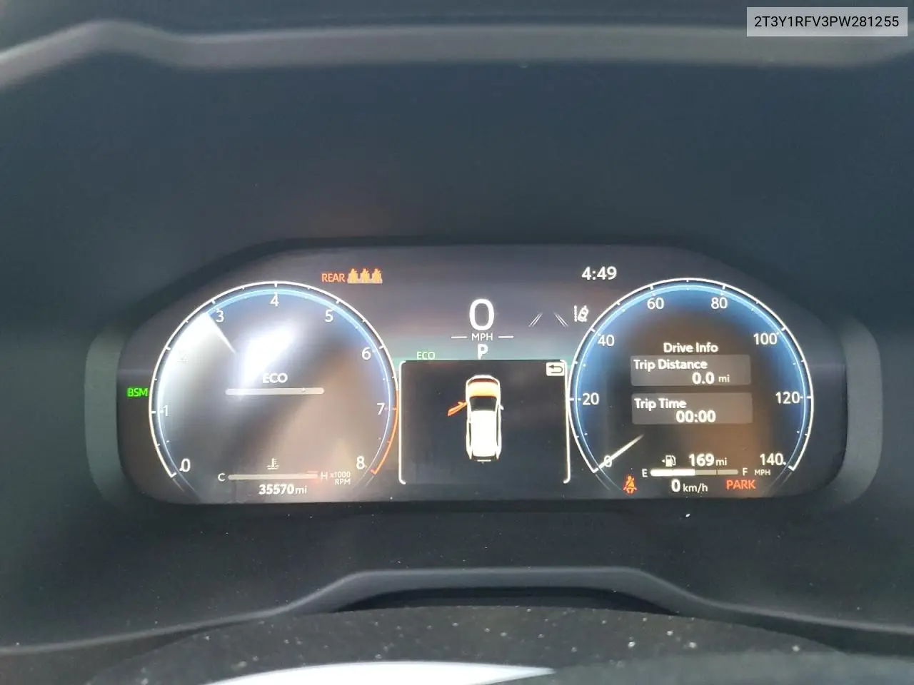 2T3Y1RFV3PW281255 2023 Toyota Rav4 Limited