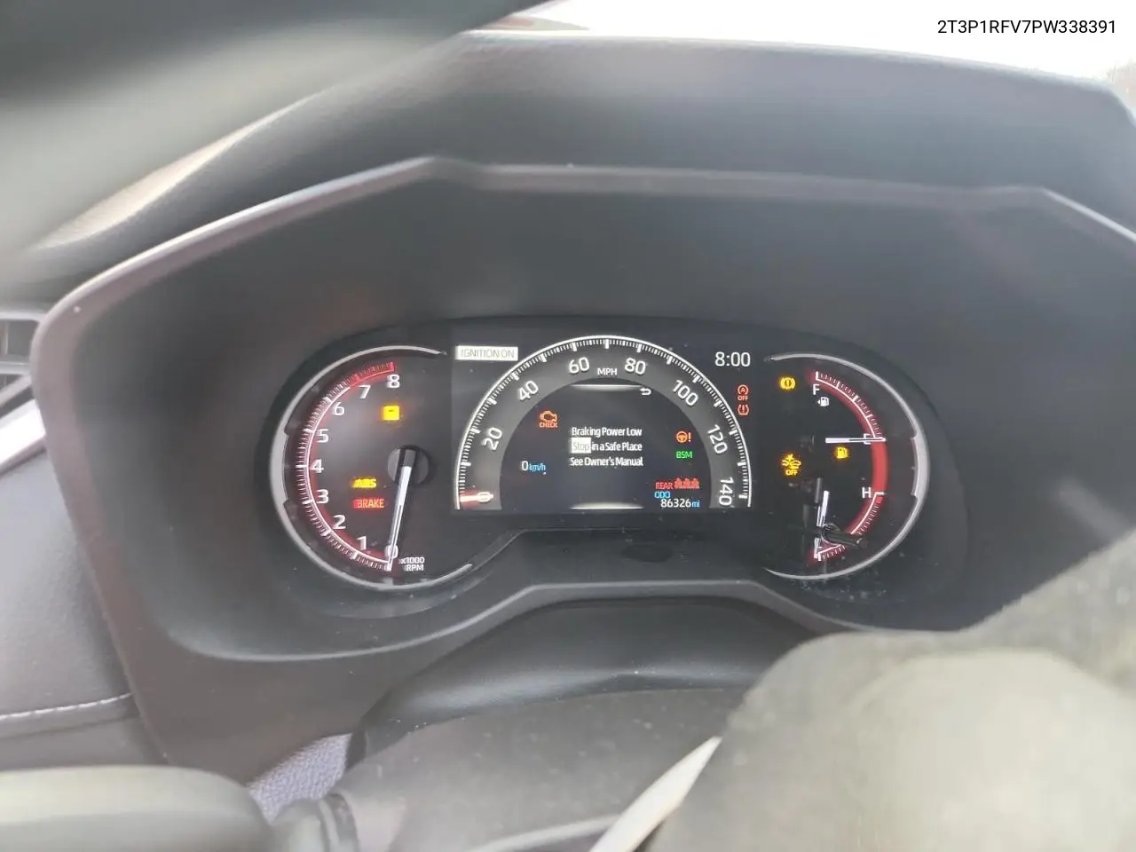 2T3P1RFV7PW338391 2023 Toyota Rav4 Xle