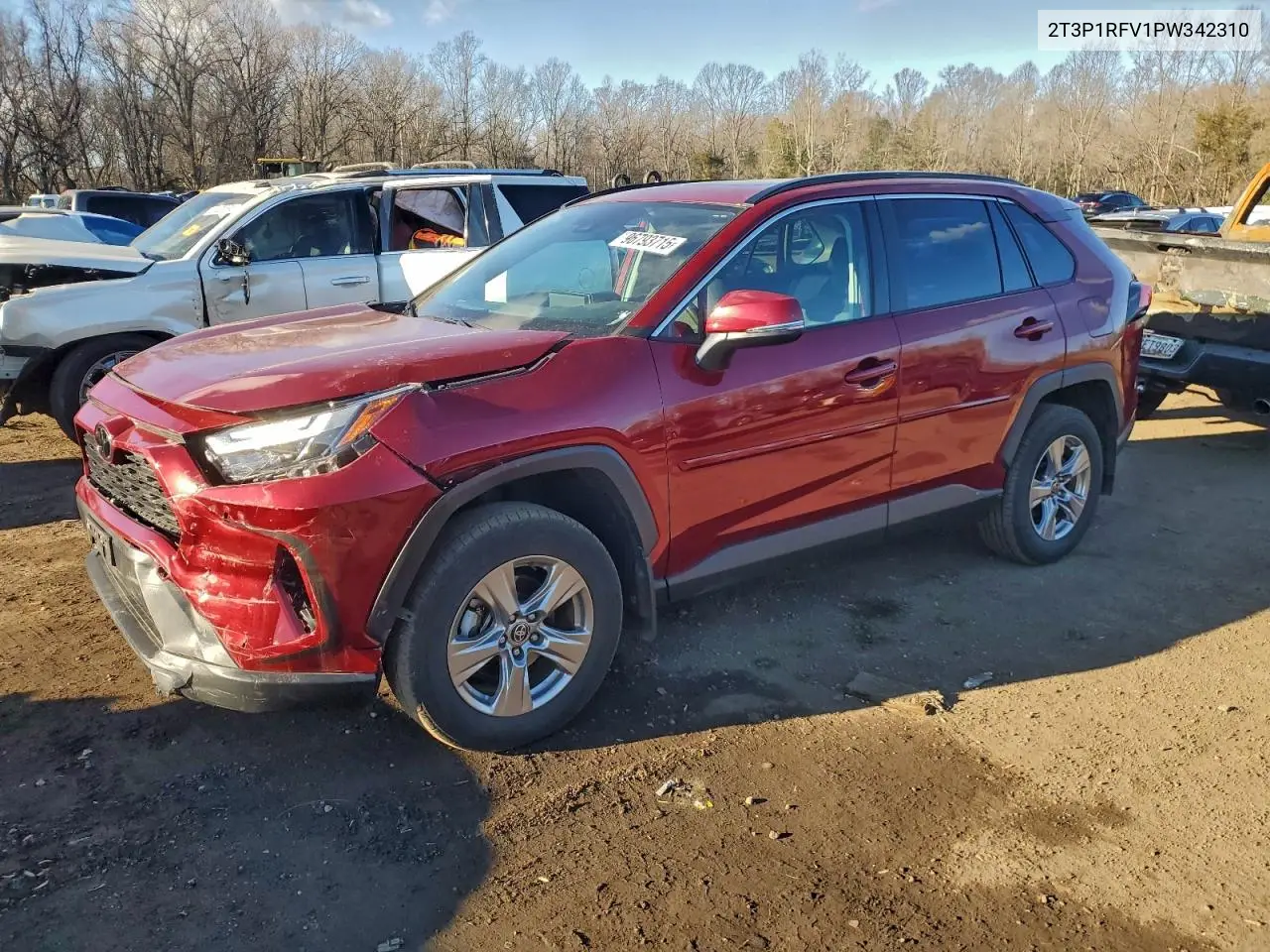 2T3P1RFV1PW342310 2023 Toyota Rav4 Xle
