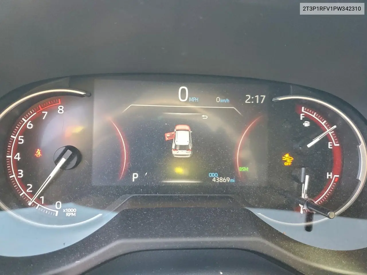 2T3P1RFV1PW342310 2023 Toyota Rav4 Xle