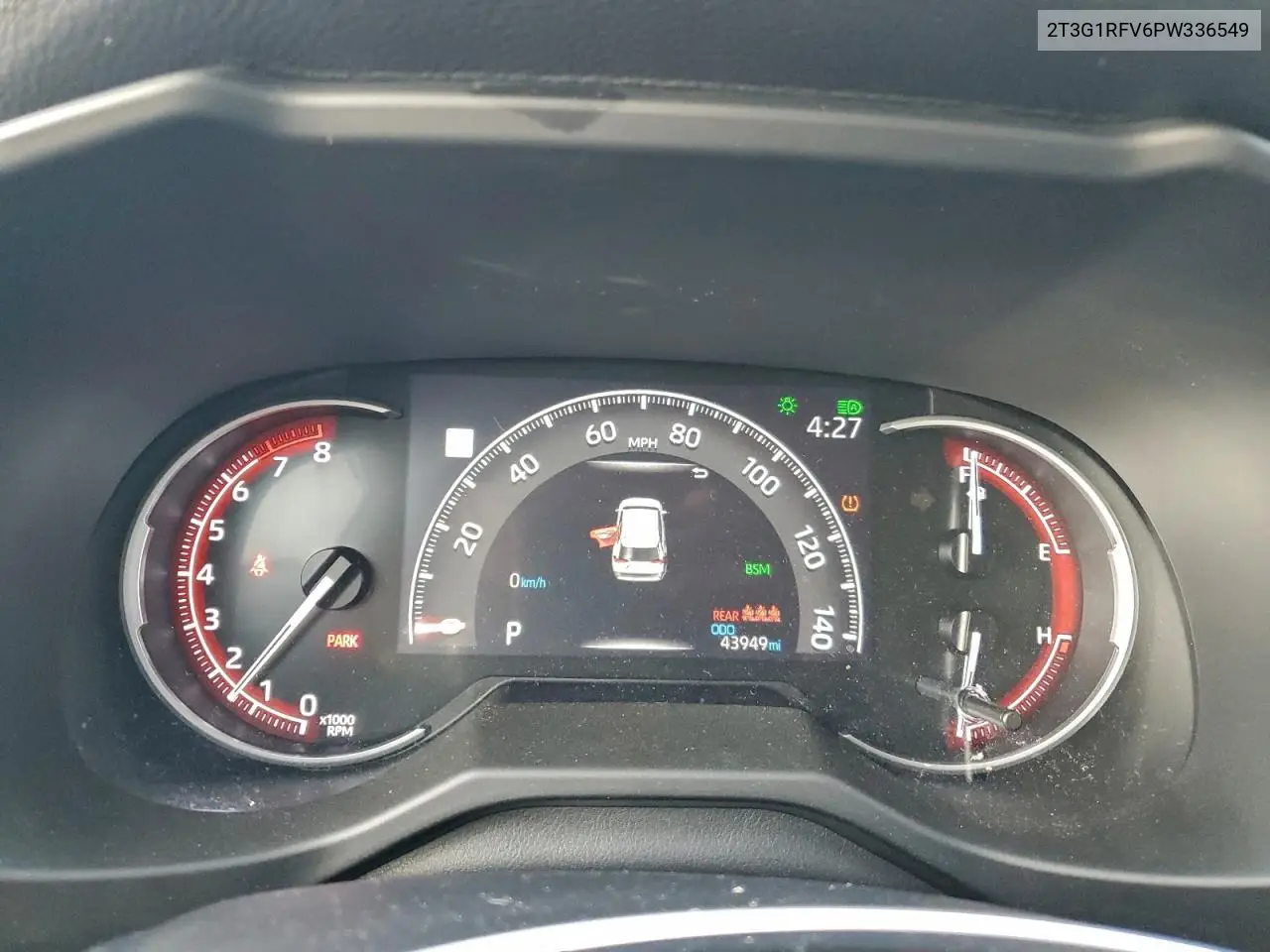 2T3G1RFV6PW336549 2023 Toyota Rav4 Le
