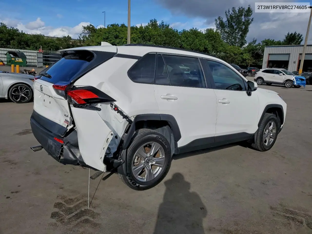 2T3W1RFV8RC274605 2024 Toyota Rav4 Xle