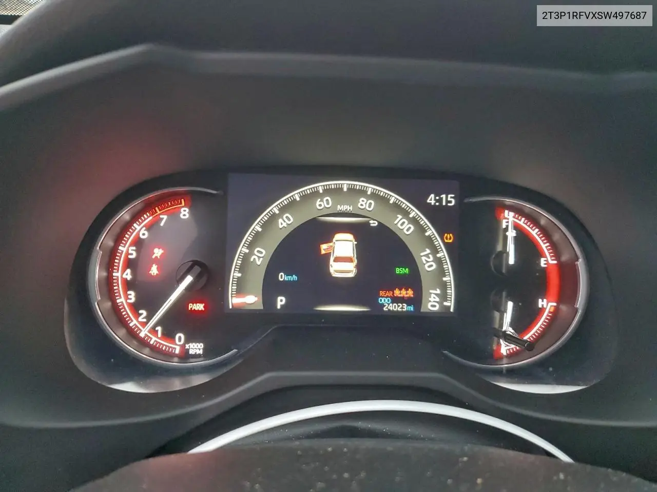 2T3P1RFVXSW497687 2025 Toyota Rav4 Xle
