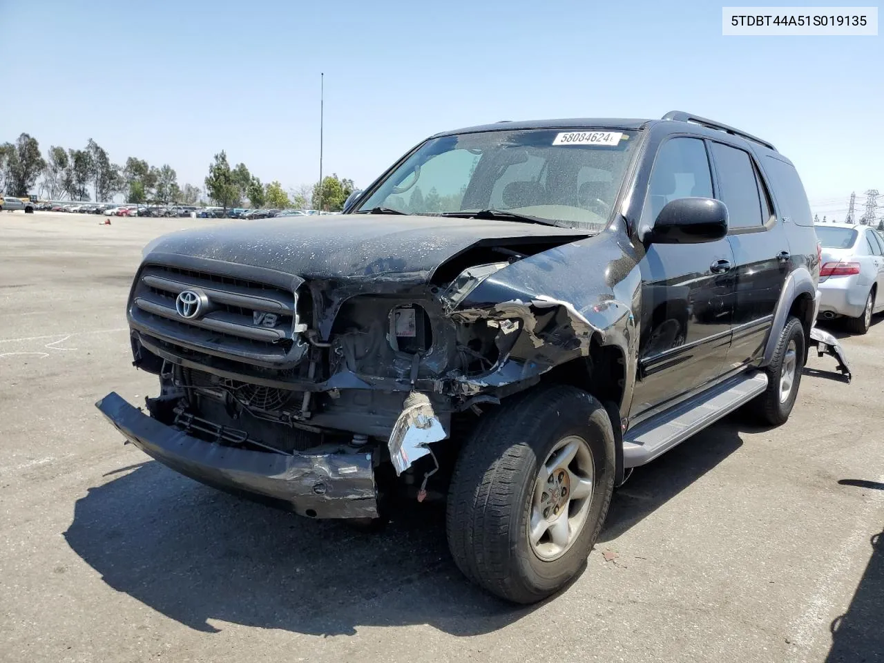 2001 Toyota Sequoia Sr5 VIN: 5TDBT44A51S019135 Lot: 58084624