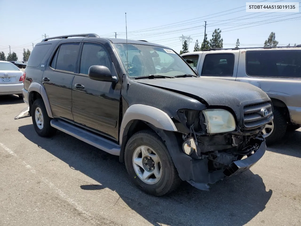 2001 Toyota Sequoia Sr5 VIN: 5TDBT44A51S019135 Lot: 58084624