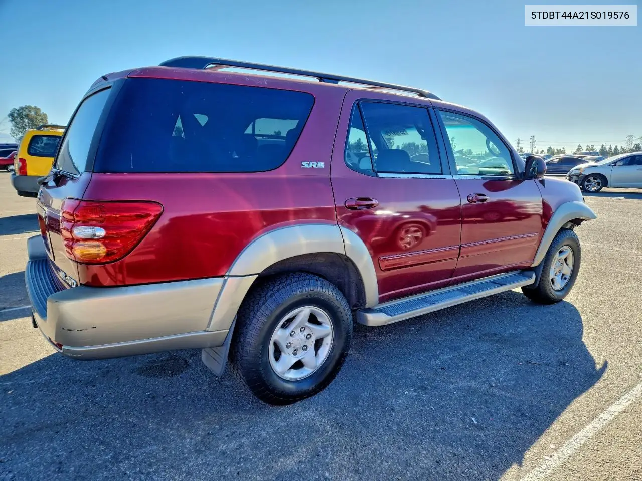 5TDBT44A21S019576 2001 Toyota Sequoia Sr5