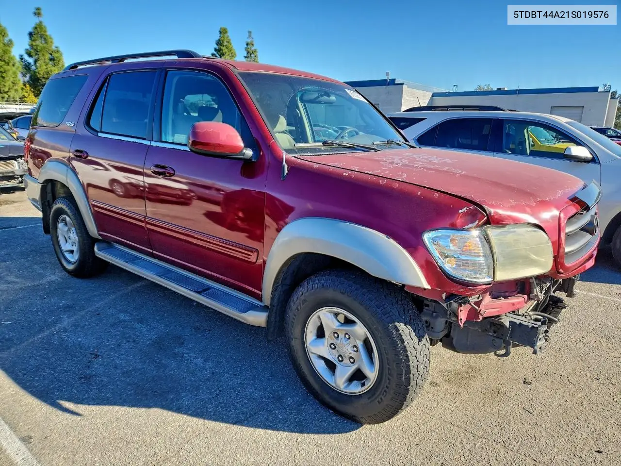 5TDBT44A21S019576 2001 Toyota Sequoia Sr5