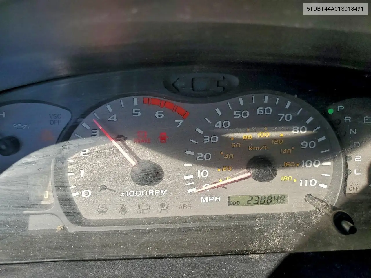 5TDBT44A01S018491 2001 Toyota Sequoia Sr5