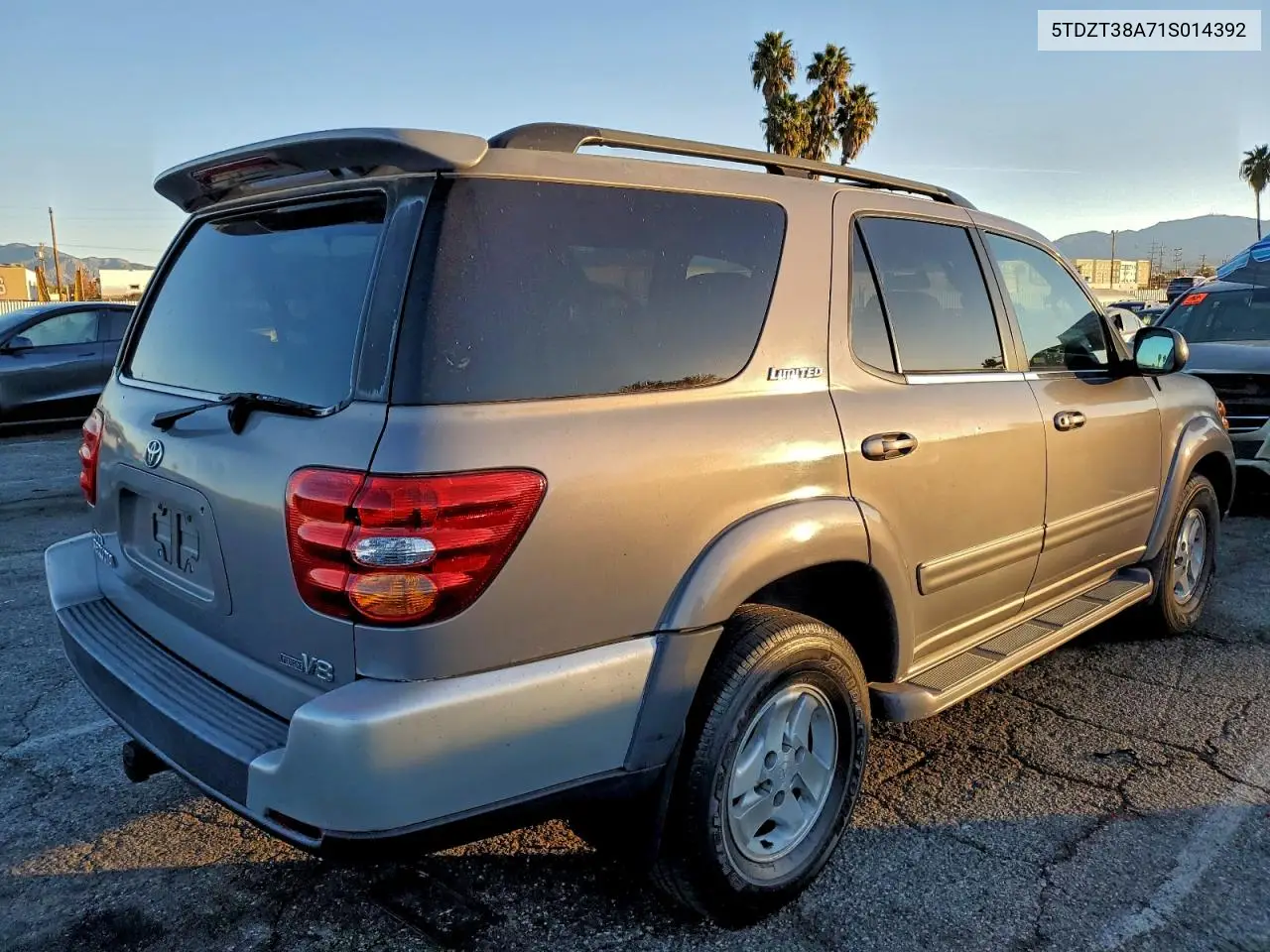 5TDZT38A71S014392 2001 Toyota Sequoia Limited