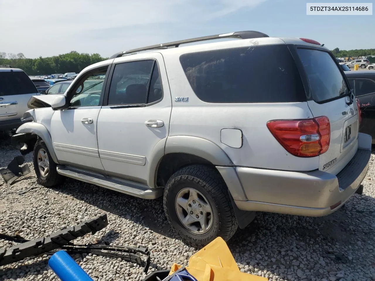 5TDZT34AX2S114686 2002 Toyota Sequoia Sr5