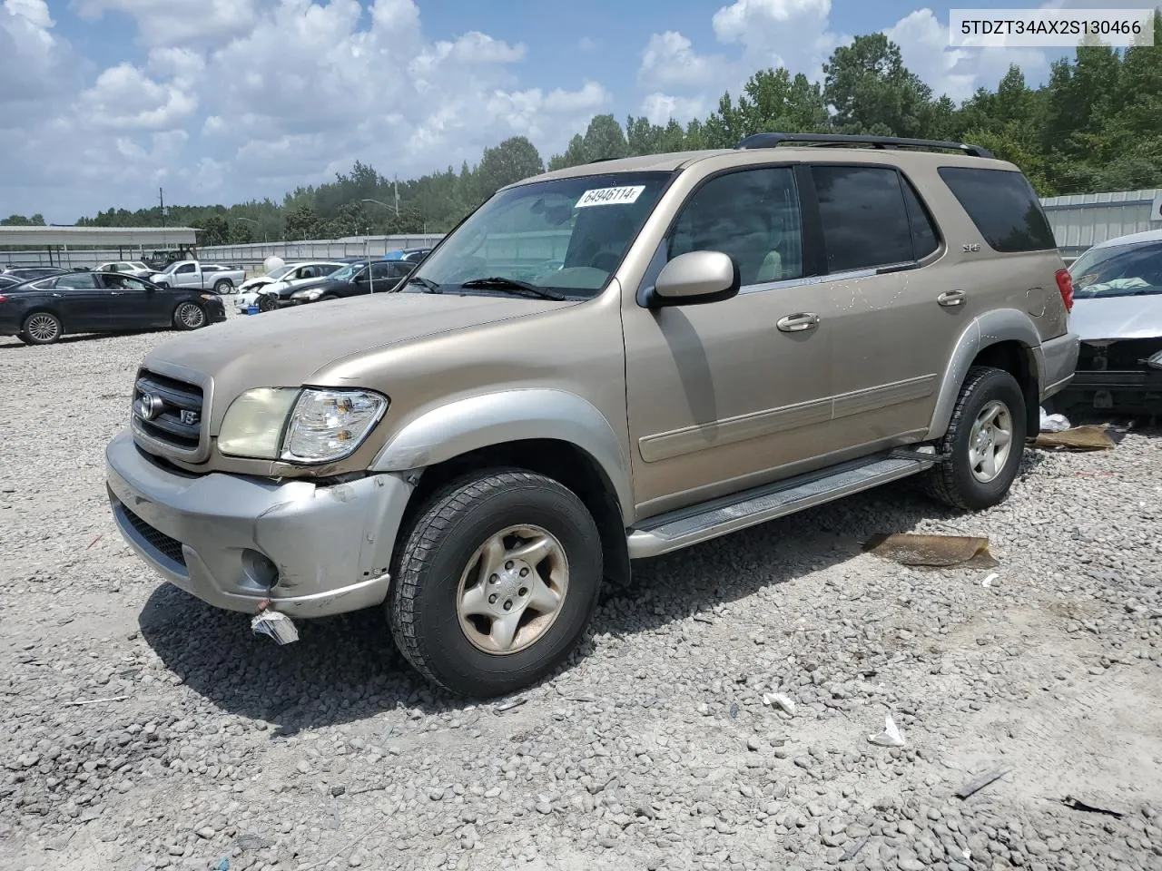 5TDZT34AX2S130466 2002 Toyota Sequoia Sr5