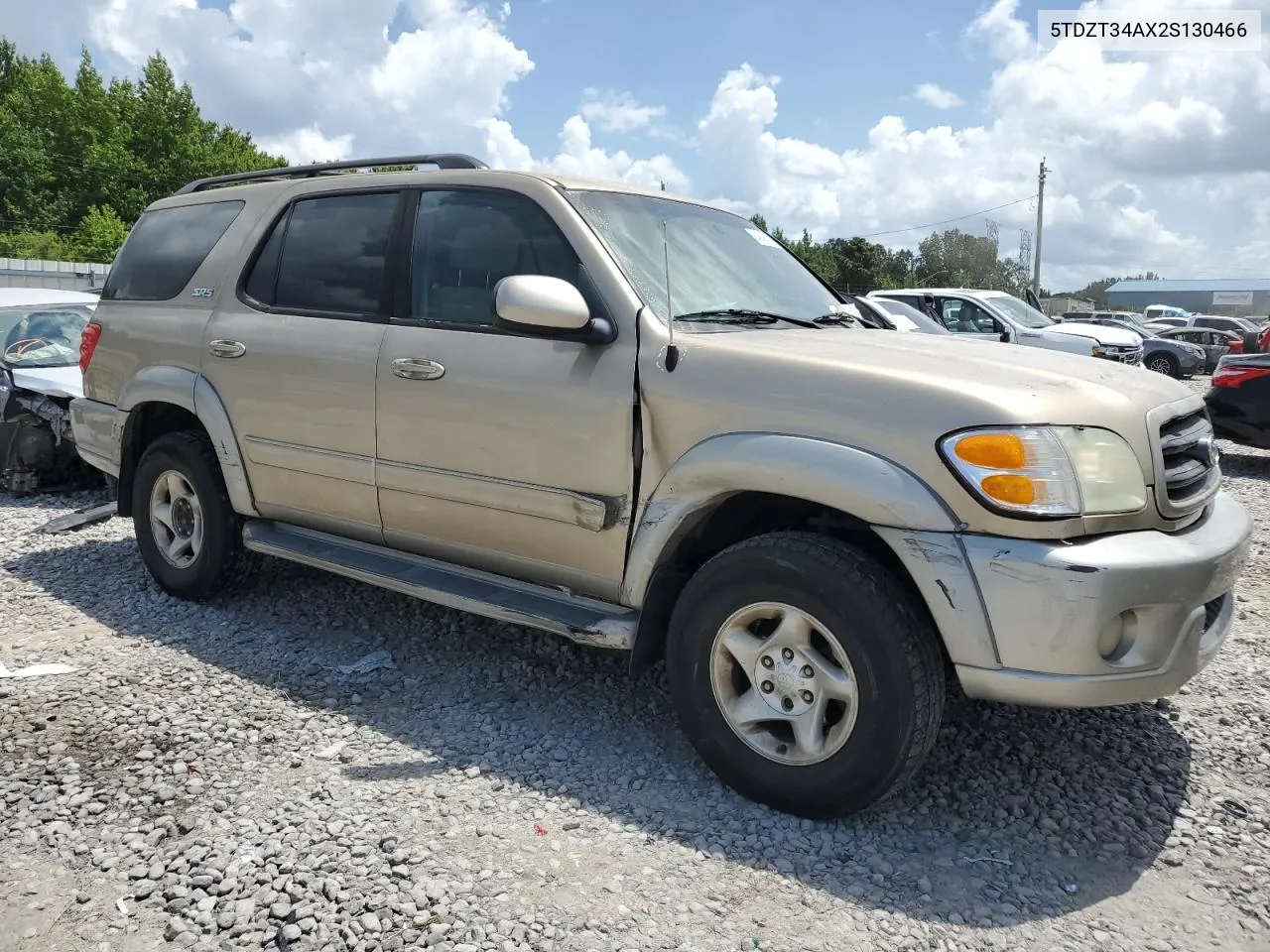 5TDZT34AX2S130466 2002 Toyota Sequoia Sr5