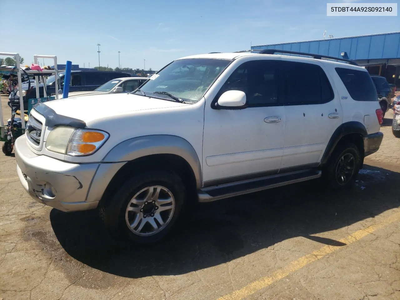 2002 Toyota Sequoia Sr5 VIN: 5TDBT44A92S092140 Lot: 69603094