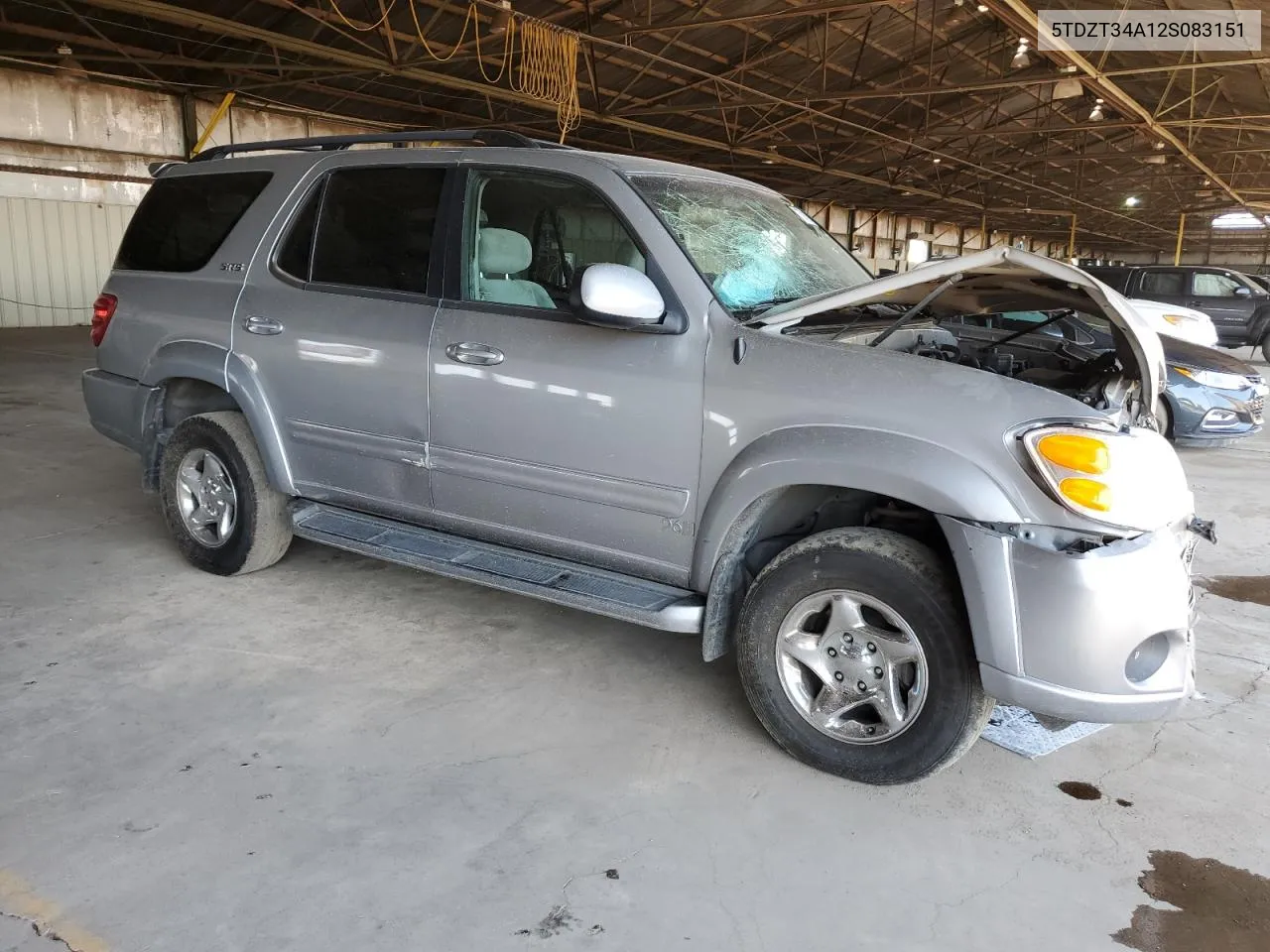 2002 Toyota Sequoia Sr5 VIN: 5TDZT34A12S083151 Lot: 70915994