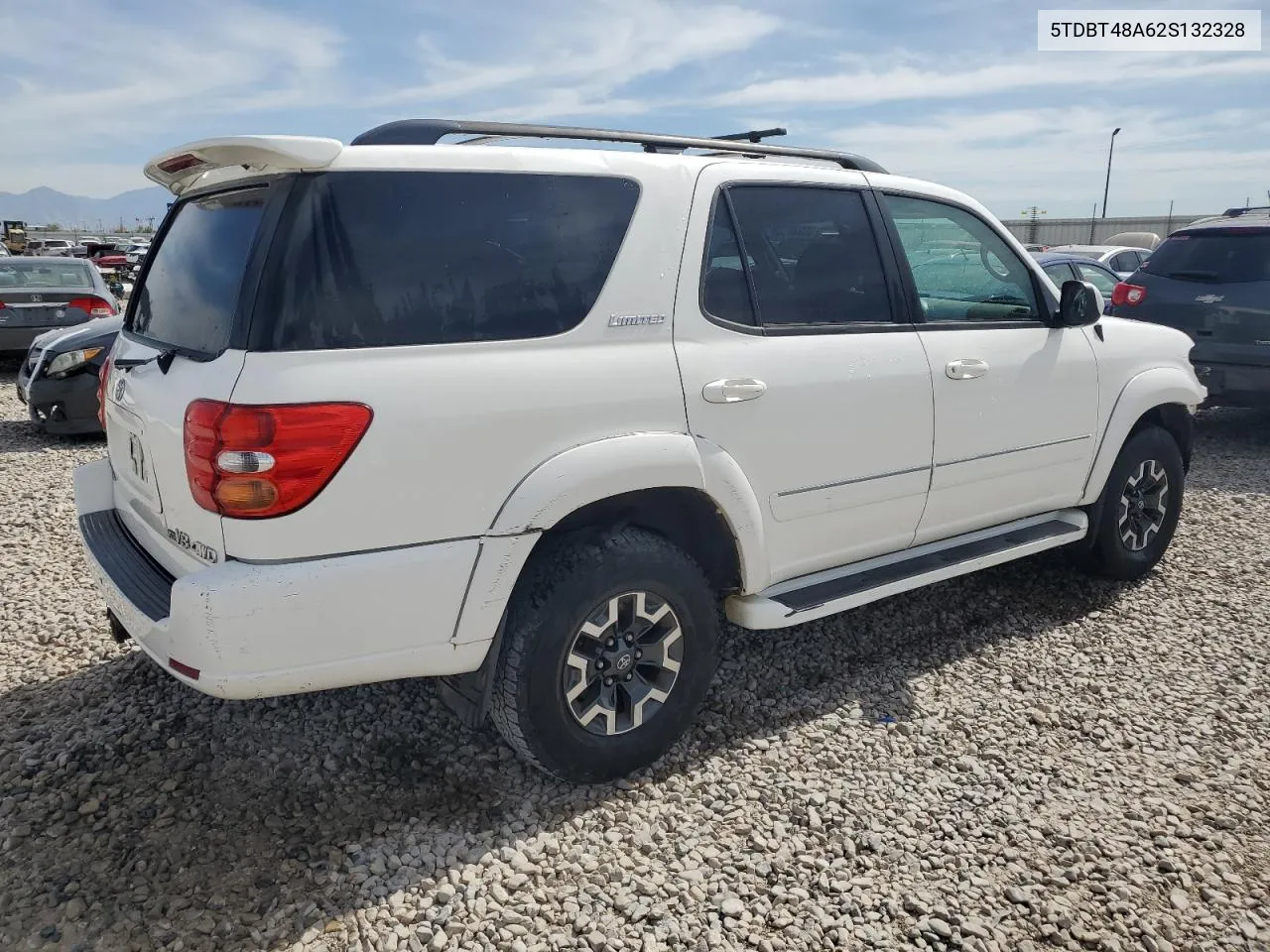 2002 Toyota Sequoia Limited VIN: 5TDBT48A62S132328 Lot: 72339774