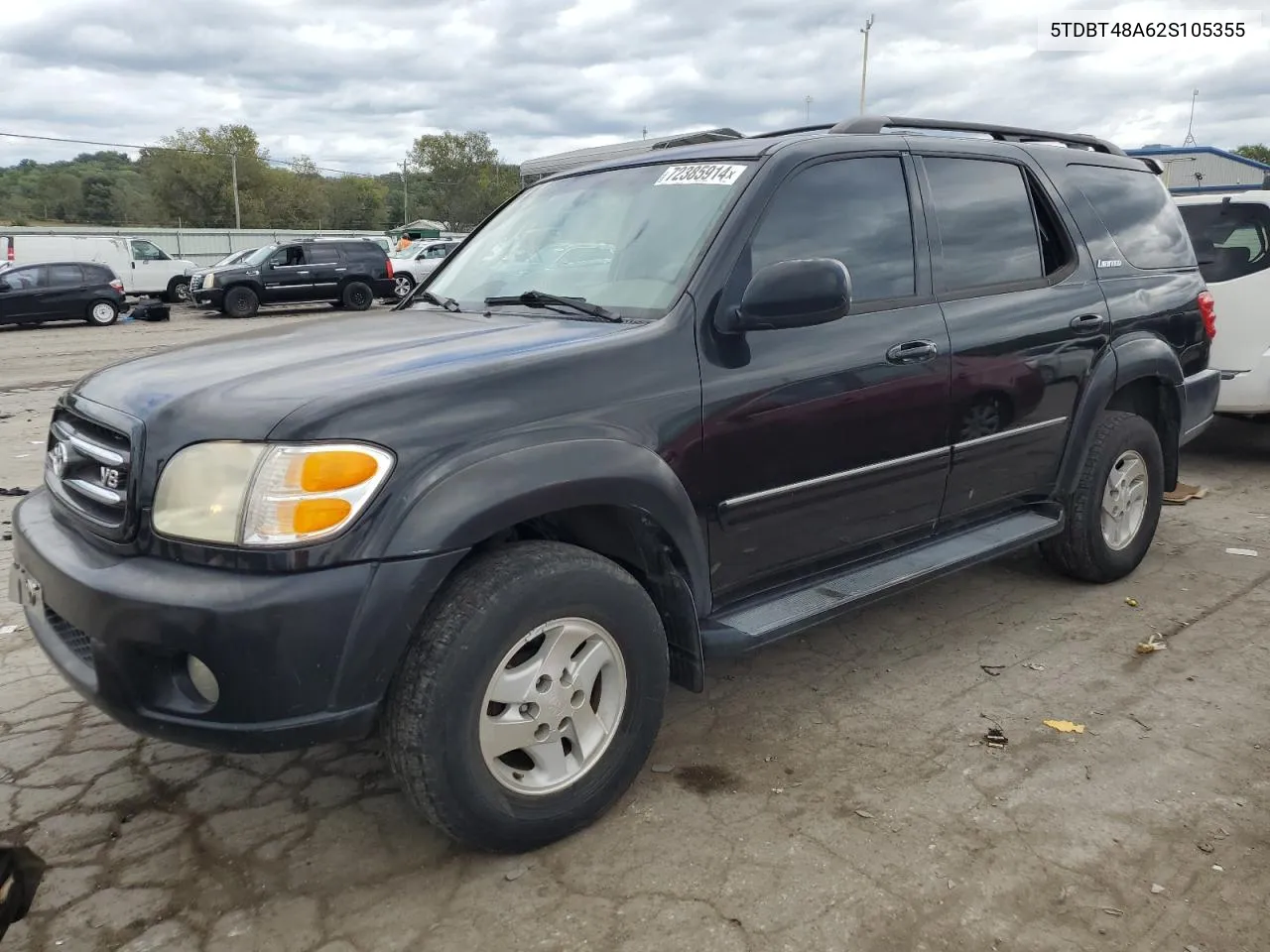 5TDBT48A62S105355 2002 Toyota Sequoia Limited