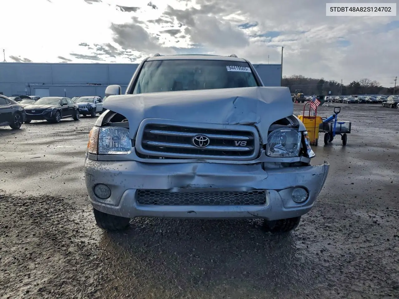 5TDBT48A82S124702 2002 Toyota Sequoia Limited