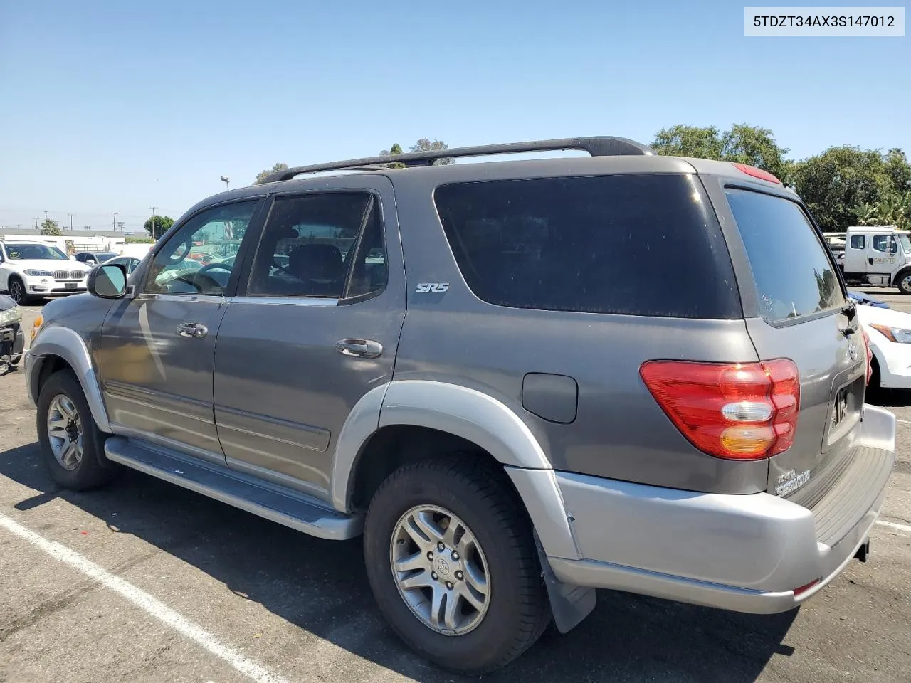 2003 Toyota Sequoia Sr5 VIN: 5TDZT34AX3S147012 Lot: 59066104