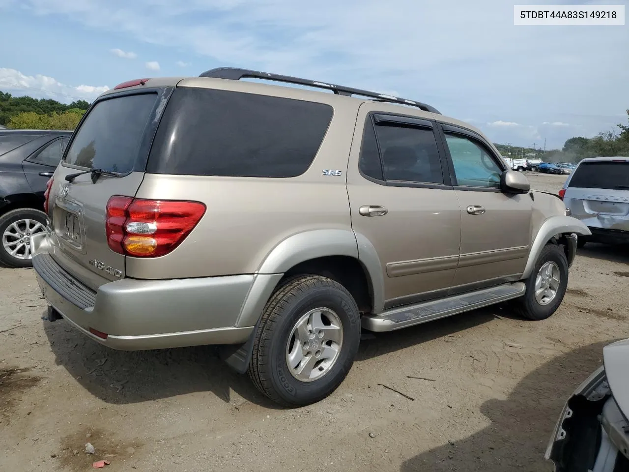 5TDBT44A83S149218 2003 Toyota Sequoia Sr5