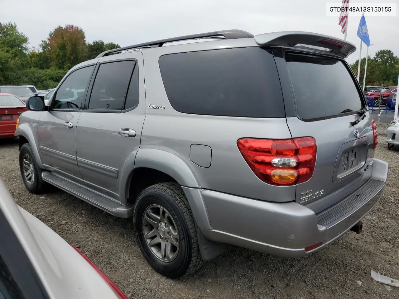 2003 Toyota Sequoia Limited VIN: 5TDBT48A13S150155 Lot: 71686984