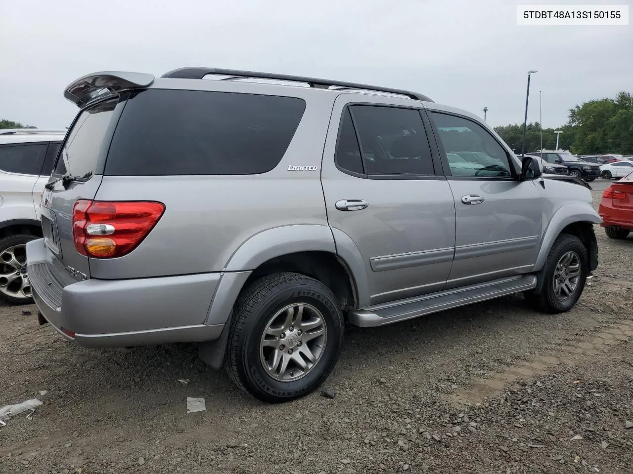 2003 Toyota Sequoia Limited VIN: 5TDBT48A13S150155 Lot: 71686984