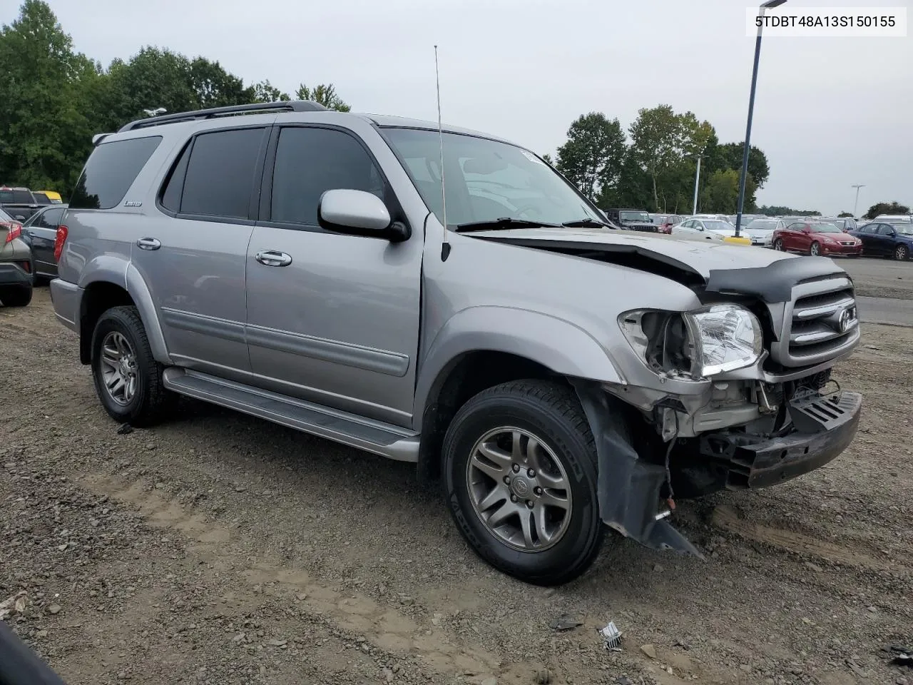 2003 Toyota Sequoia Limited VIN: 5TDBT48A13S150155 Lot: 71686984