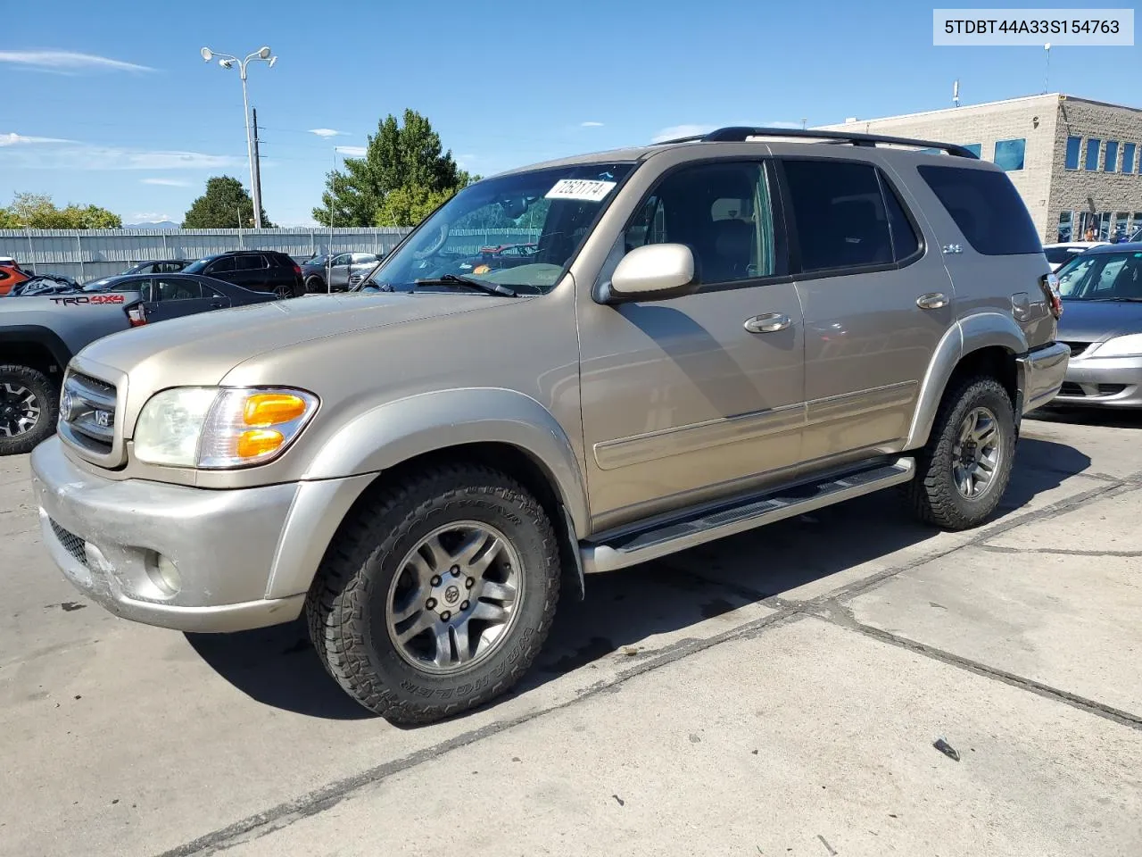 5TDBT44A33S154763 2003 Toyota Sequoia Sr5