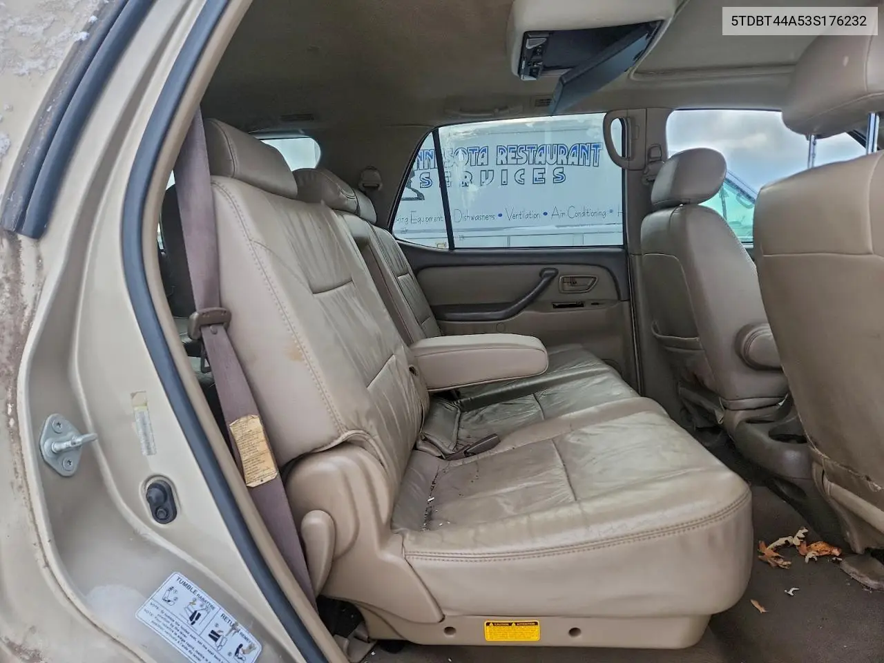 5TDBT44A53S176232 2003 Toyota Sequoia Sr5
