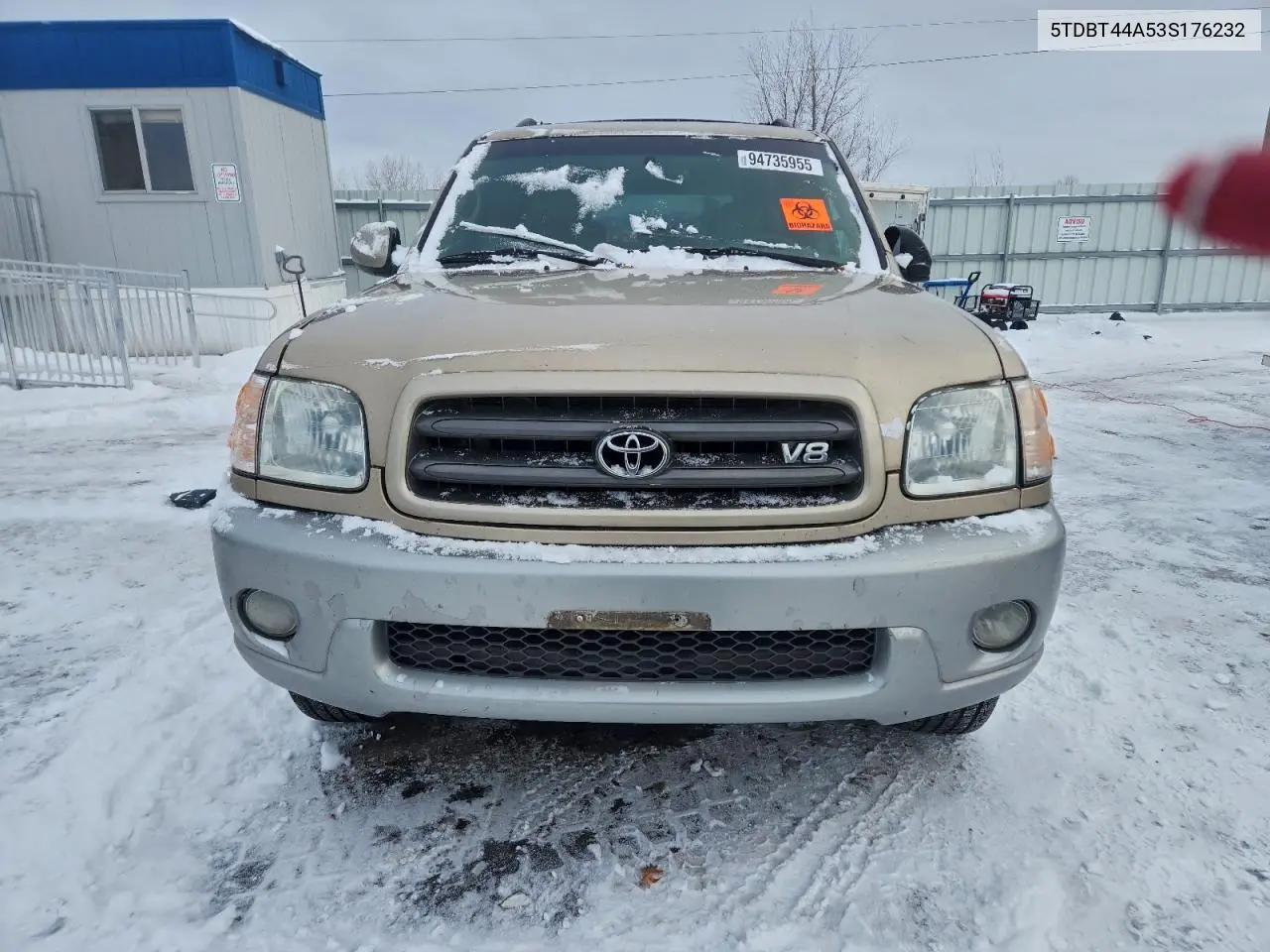 5TDBT44A53S176232 2003 Toyota Sequoia Sr5