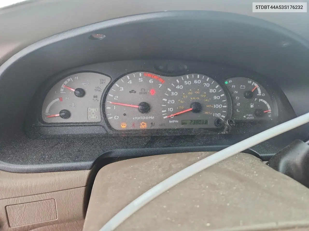 5TDBT44A53S176232 2003 Toyota Sequoia Sr5