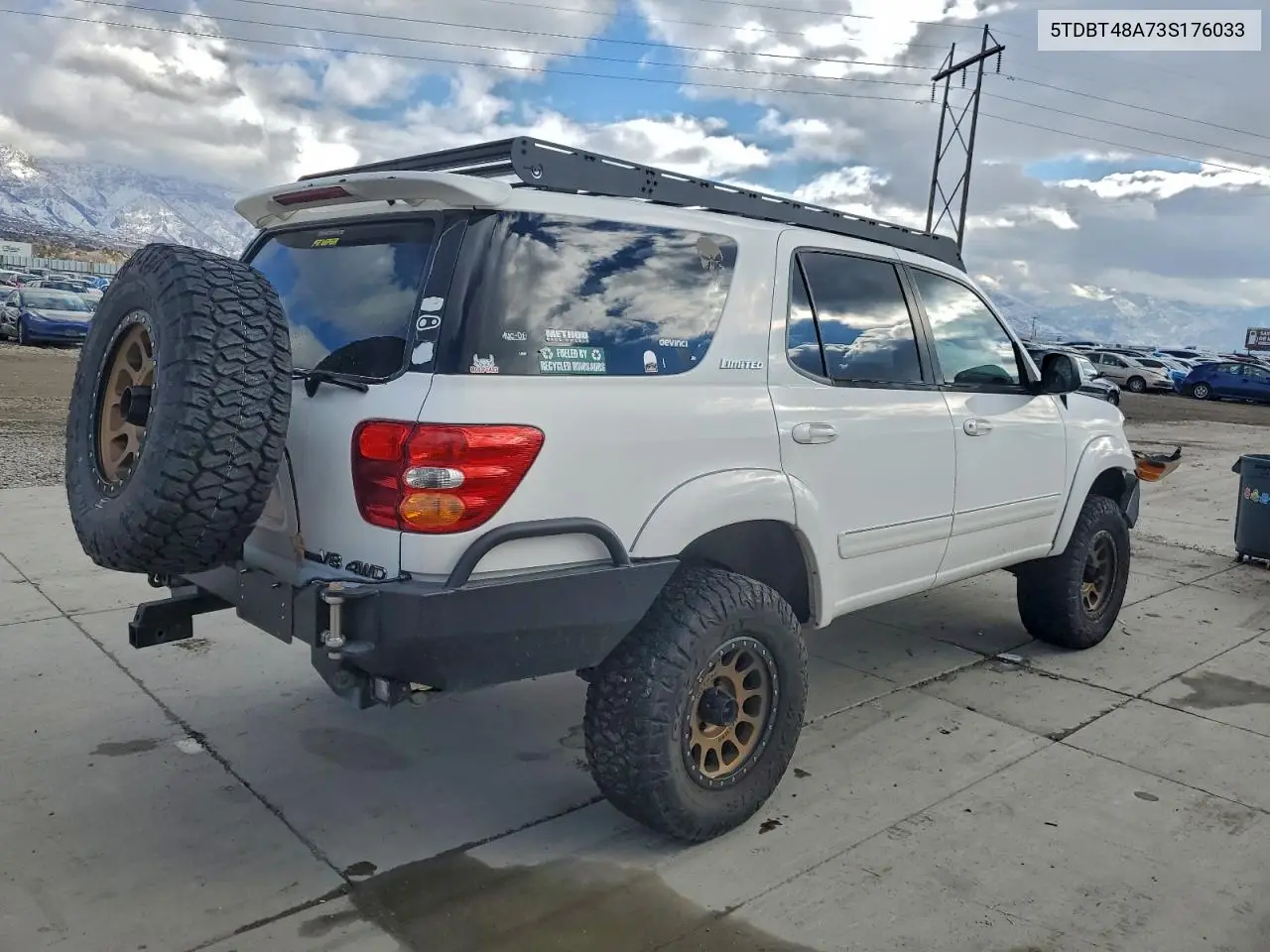5TDBT48A73S176033 2003 Toyota Sequoia Limited
