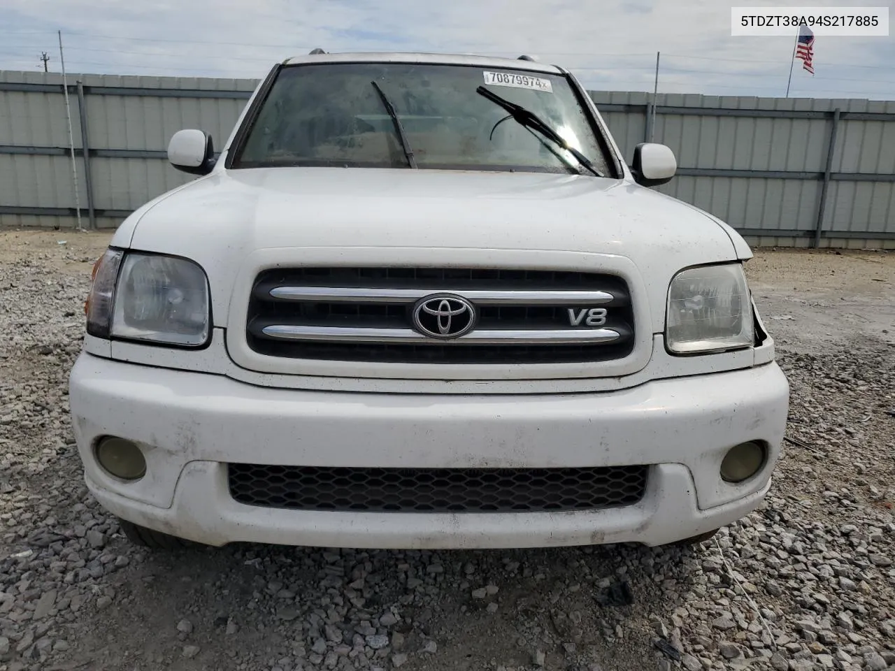 2004 Toyota Sequoia Limited VIN: 5TDZT38A94S217885 Lot: 70879974