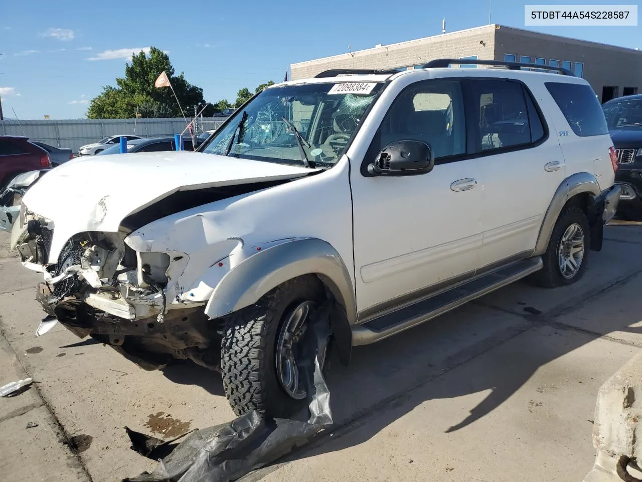 5TDBT44A54S228587 2004 Toyota Sequoia Sr5