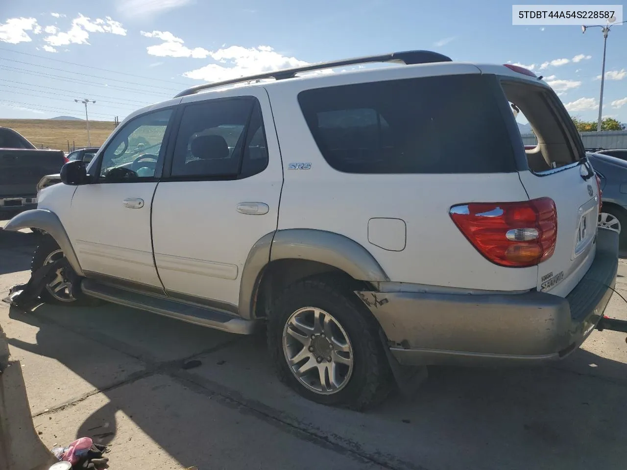 5TDBT44A54S228587 2004 Toyota Sequoia Sr5