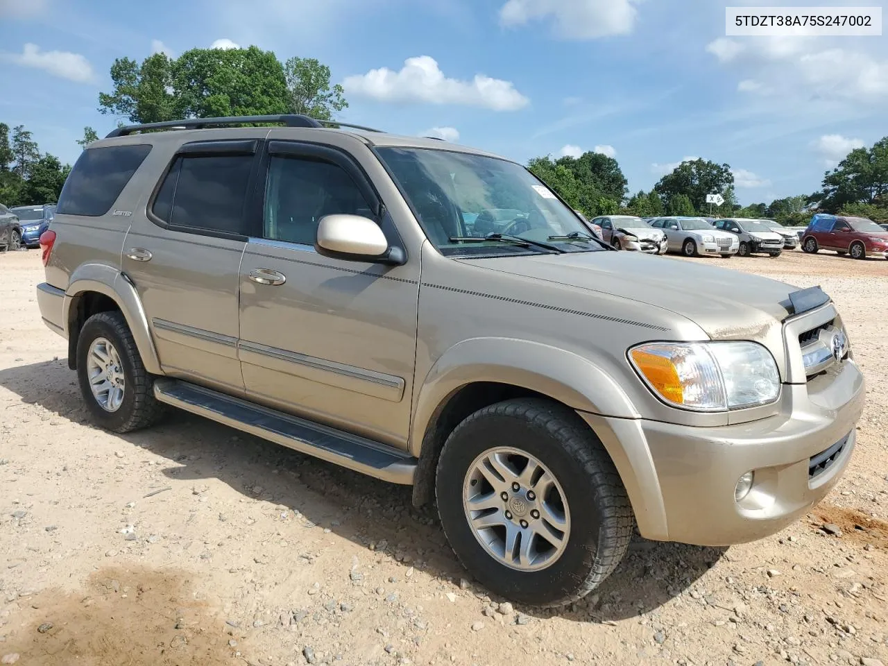 2005 Toyota Sequoia Limited VIN: 5TDZT38A75S247002 Lot: 59785984