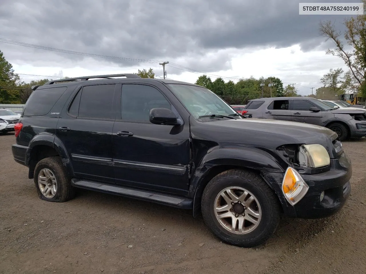 5TDBT48A75S240199 2005 Toyota Sequoia Limited