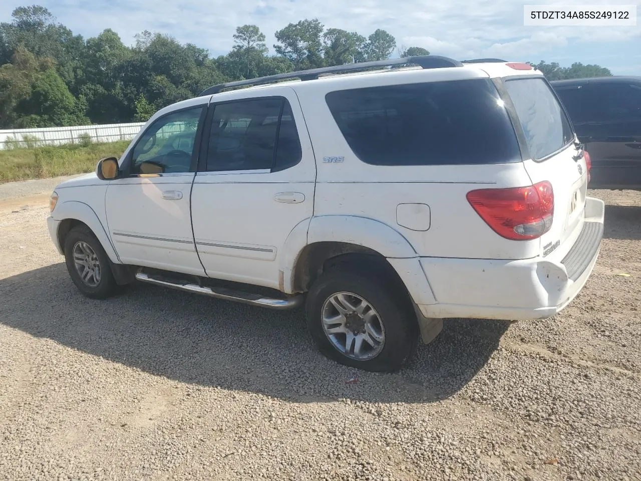 2005 Toyota Sequoia Sr5 VIN: 5TDZT34A85S249122 Lot: 72938514